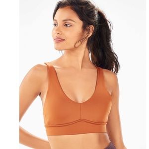 NWOT Fabletics All Day Every Day Bra in Spiced Tea - XXS